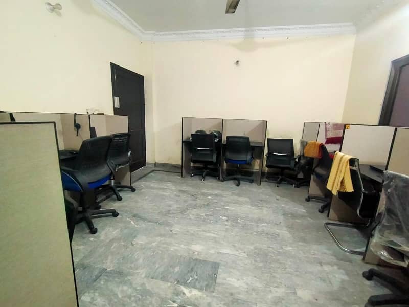 Office setup is available for rent in Johar Town Lahore 8