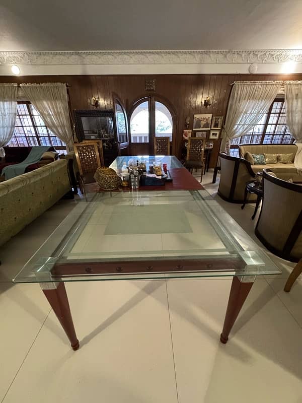 8 seater dining table urgent sale 1