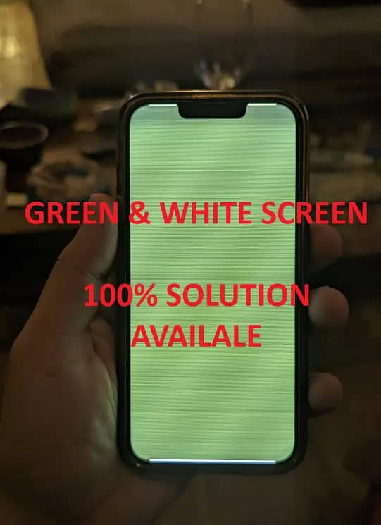 APPLE IPHONE 13PROMAX 13 PROMAX 13PRO MAX GREEN WHITE SCREEN 1