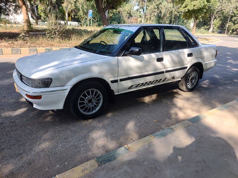 Toyota Corolla XE 1991/88 neat and clean car CNG Petrol AC Alloy rims 7