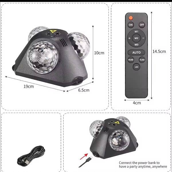 Party Light Disco Ball decor wall Light Laser Projector Light 5 13