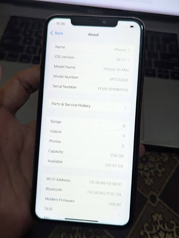 iPhone XS Max 256GB Dual PTA Approved 5