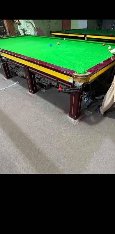 3 snooker tables for sale 2 inch marbel 1