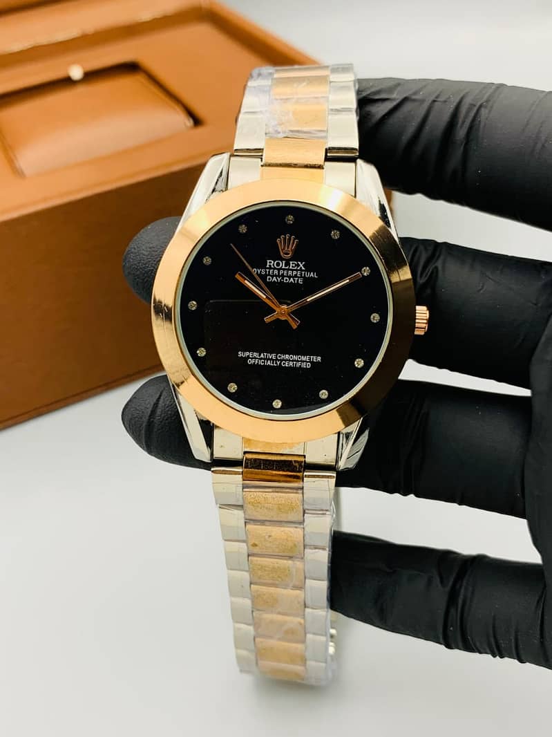 Rolex oyster chai day & date | Premium quality | water resistant 1