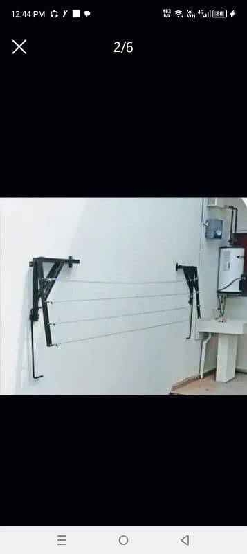 clothes drying wall stand 1