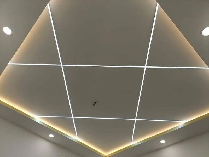 false ceiling 2x2 false ceiling 2x4 false ceilng 4x8 glass work wooden 13