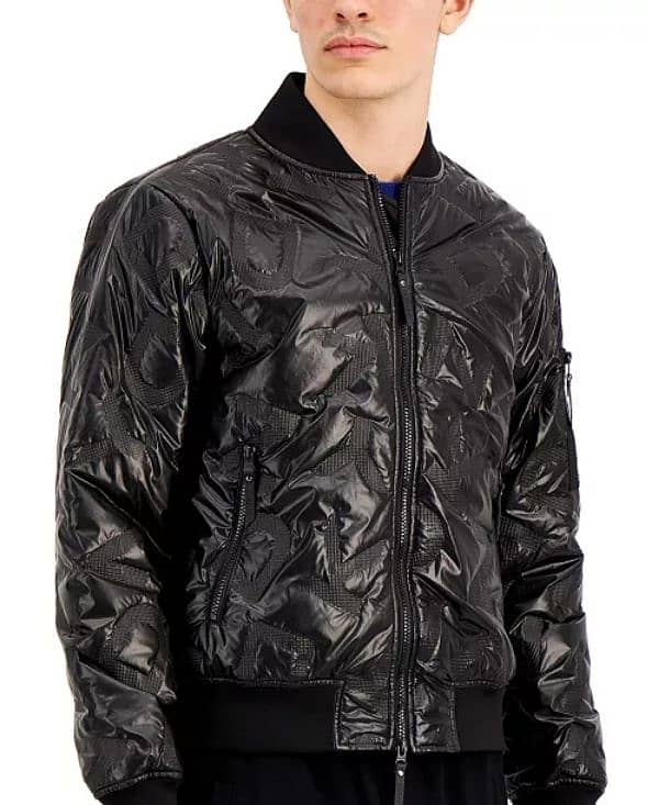 dkny embossed bomber jacket 9