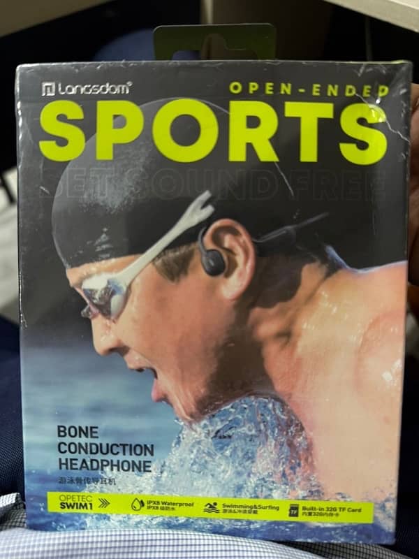 Water proof bluetooth headset for swimming and sports 1