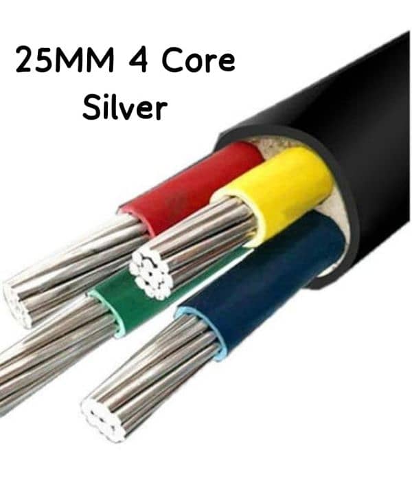 4 Core 25 Sq MM Silver Cable Coil Standard 0