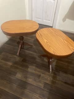 Center table with two small side tables