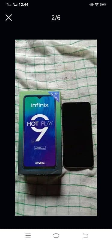 Infinix Hot 9 Seild Mobile With Box % Charger Contact 0313_2524499 1