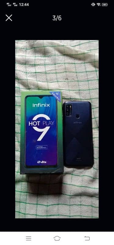 Infinix Hot 9 Seild Mobile With Box % Charger Contact 0313_2524499 2