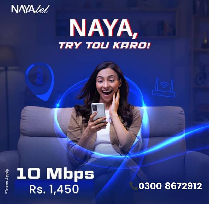 NAYATEL Internet Connection 10Mb Rs1450 (Limited Time Offer) 1