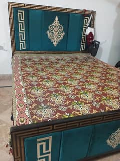 IRON BED WITH MATTRESS