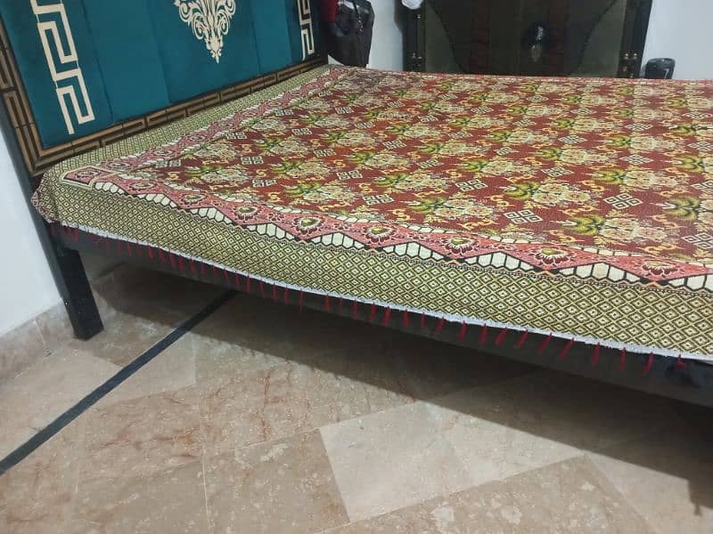 IRON BED WITH MATTRESS 4