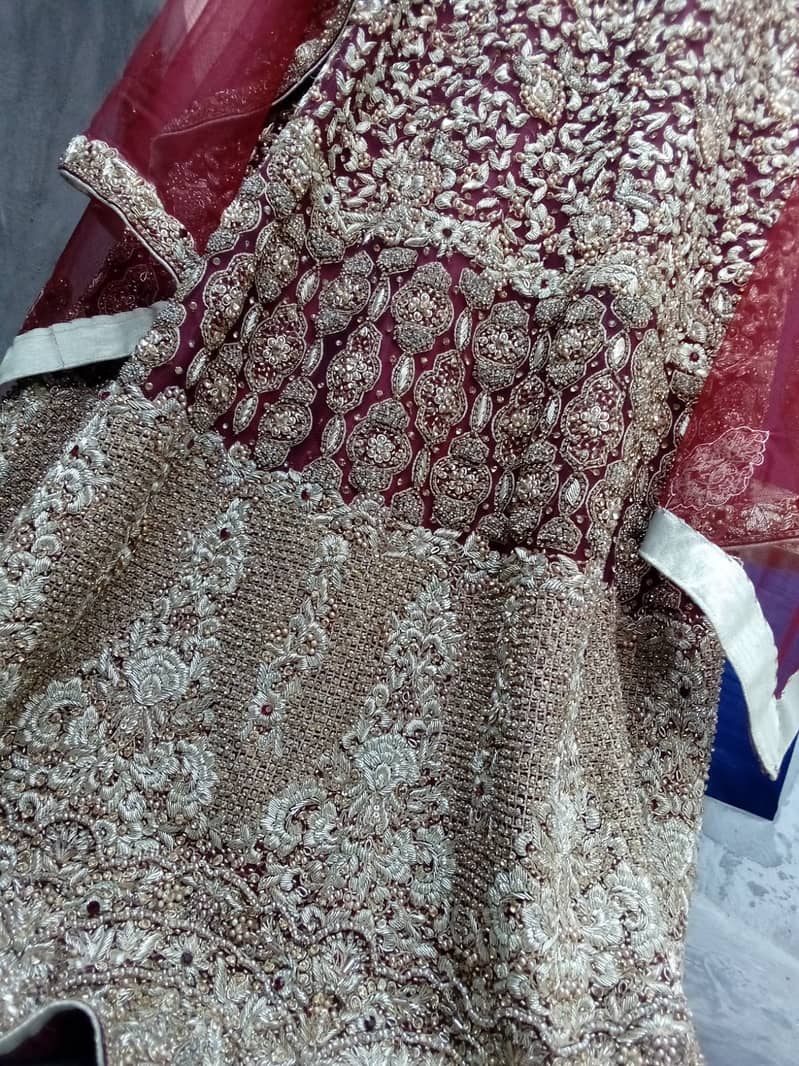 Red Pakistani Bridal Dress 3