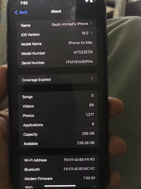 iphone xsmax 256 gb 0