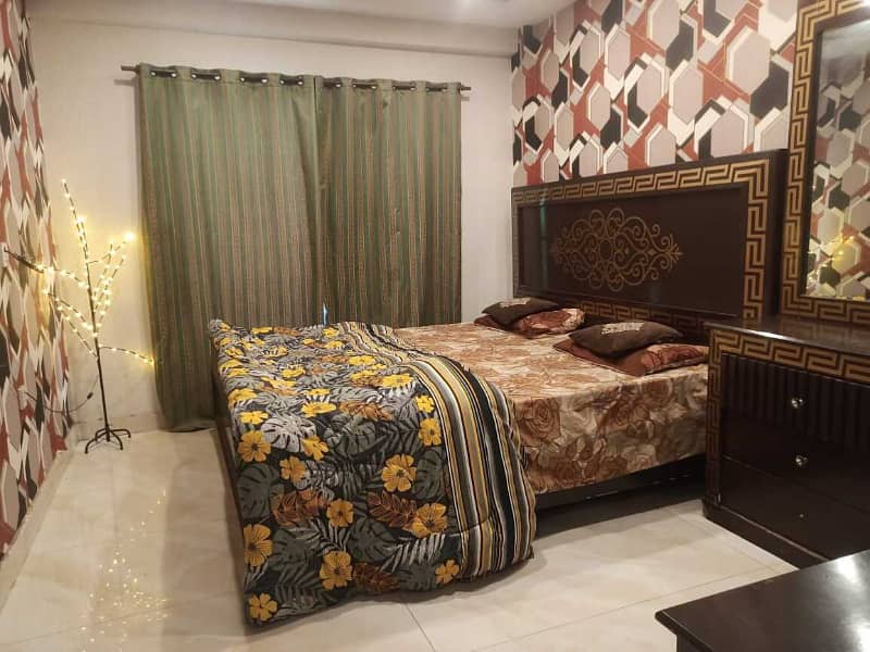 1 Bed Luxury Furnished Flat Available in Sector D Bahria Town Lahore 0