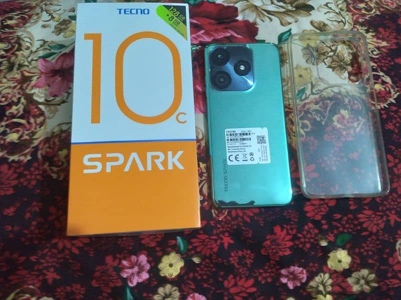 Tecno spark 10c  like new 2