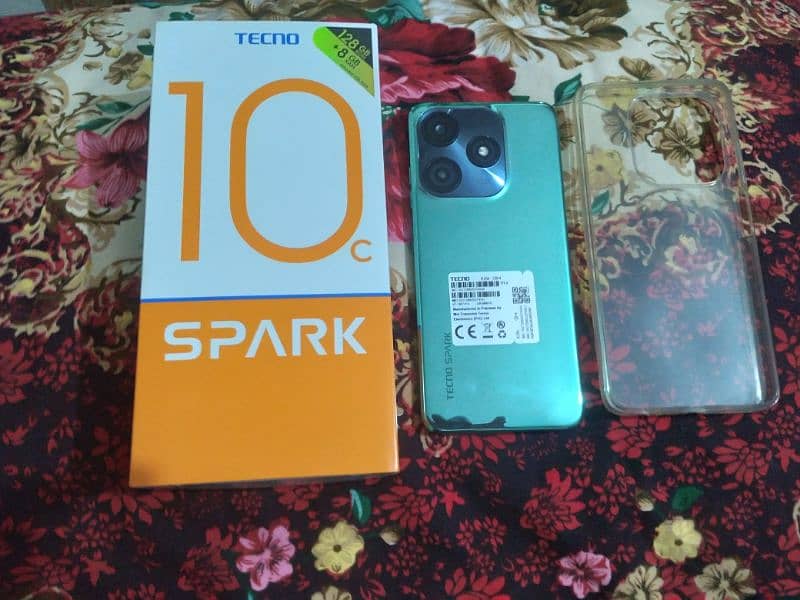 Tecno spark 10c  like new 3