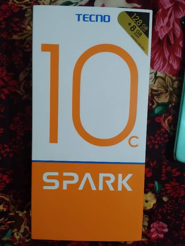 Tecno spark 10c  like new 4