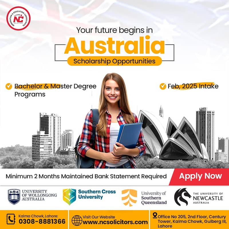 Study in Australia – Scholarships & Admissions for Feb 2025 Intake" 0