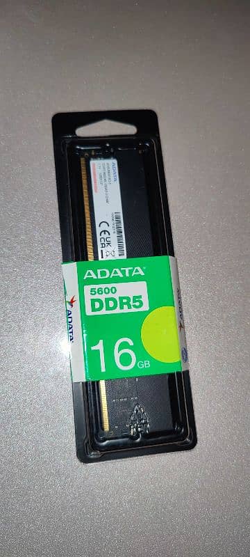 Adata DDR5 16GB 5600MT/s RAM - Like New, Box Opened Only! 2