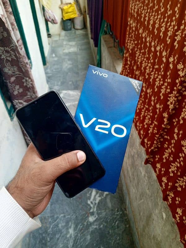 vivo v20 8/128 + Full Box 10/9.5 2