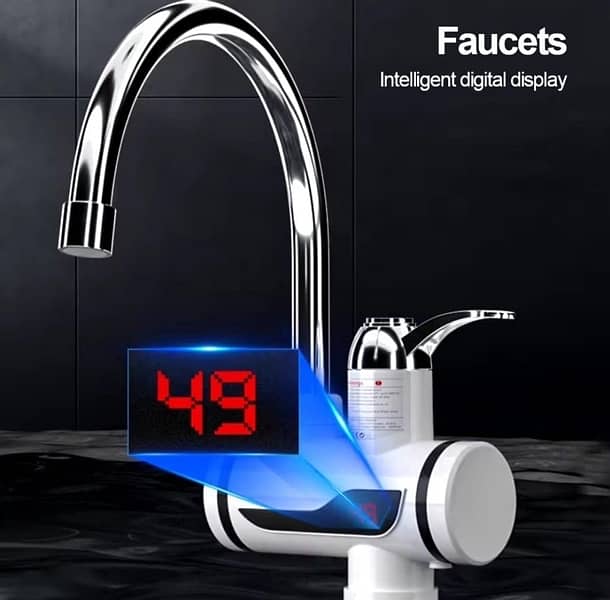 Instant 360° Electric Water Heating Tap for Kitchen 4