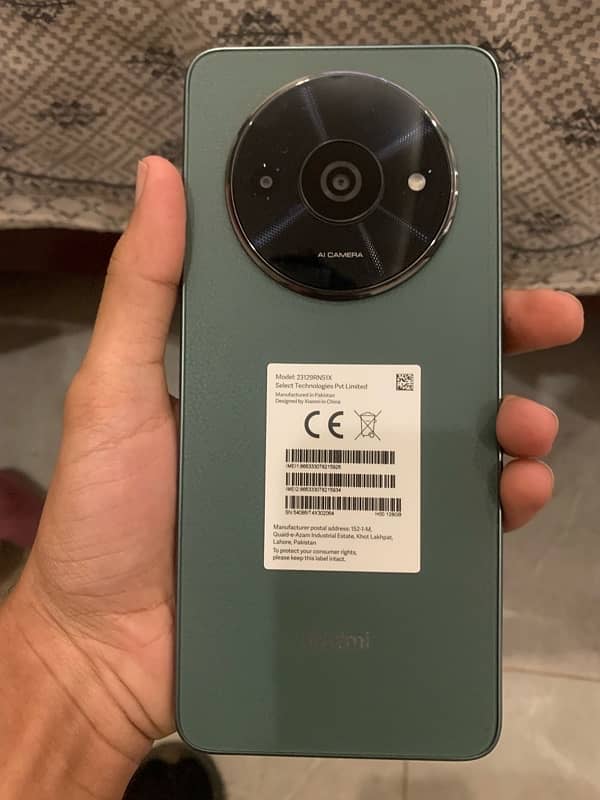 redmi a3 1 day used 4/128 GB green Color 1