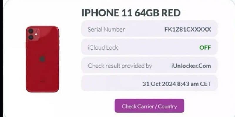 iphone 11 brand new condition official PTA Approved 64 gb battery 95 12