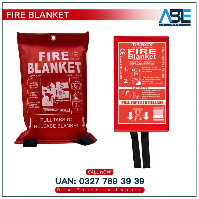 Emergency Fire Blanket - 4 Pack - 0