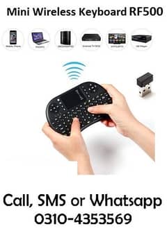 RF500 / I10 MINI / M9 MINI KEYBOARD BLUETOOTH TOUCHPAD BACKLIT MOUSE