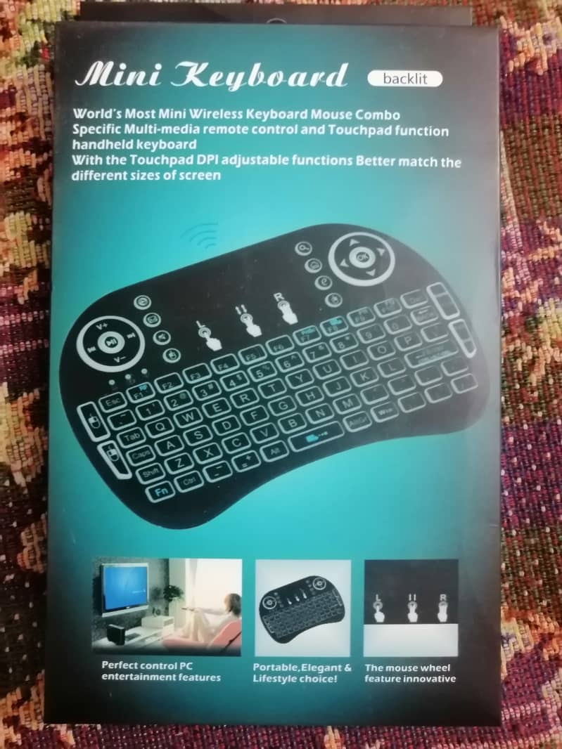 RF500 / I10 MINI / M9 MINI KEYBOARD BLUETOOTH TOUCHPAD BACKLIT MOUSE 10