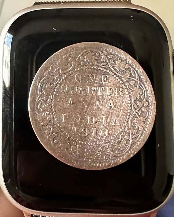 One Quarter Anna 1910 0