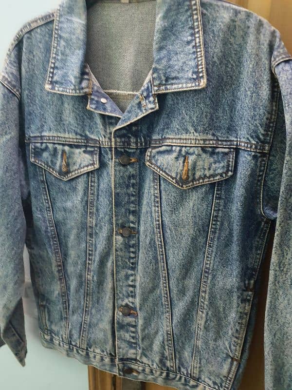 jacket mens jeans size large 5