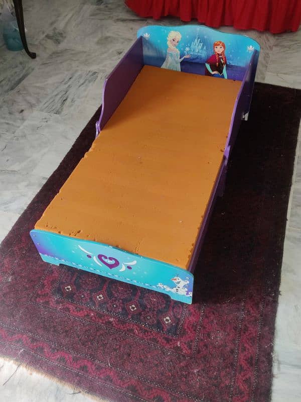 FROZEN bed for girl with mattress 6