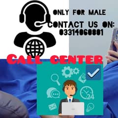 Need Male candidates for Call center