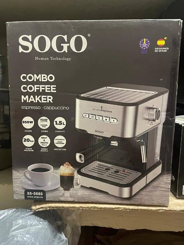 Sogo Coffee Machine SS-5685 0