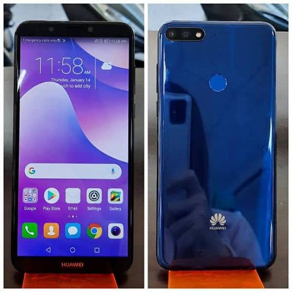 HUAWEI Y 7 PRIME 2018 03364588666 ORIGINAL  WITH ORIGINAL IMEI BOX 0