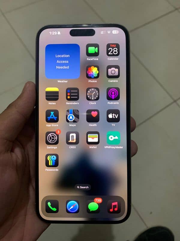 iphone 15 pro max pta approve physcial and esim 256gb 10/10 2