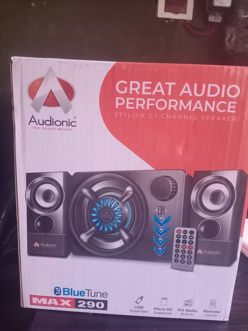 Audionic Max 290 2.1 Wire Bluethooth Speaker 1