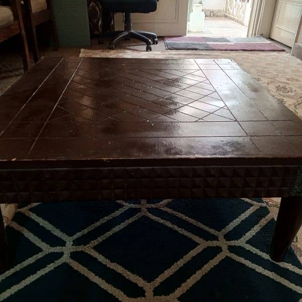 center table for sale sheesham wood brown color 0