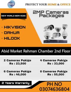 cctv camera in 2 year warranty