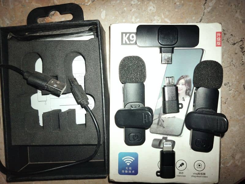 K9 Boya Microphone Dual Wireless 2