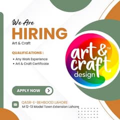 Hiring Art & Craft for Production House