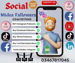 TikTok followers Instagram likes YouTube Views subscribers/Digital ma