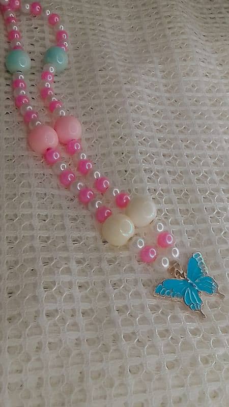 beads chain with cute butterfly charm 0