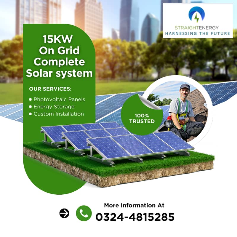 15KW Complete Solar System Solar Energy Solar Panel/Solar Installatio 0