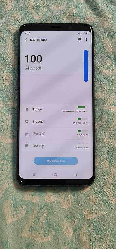 Samsung s9+ 6/64 dua sim Official PTA 1